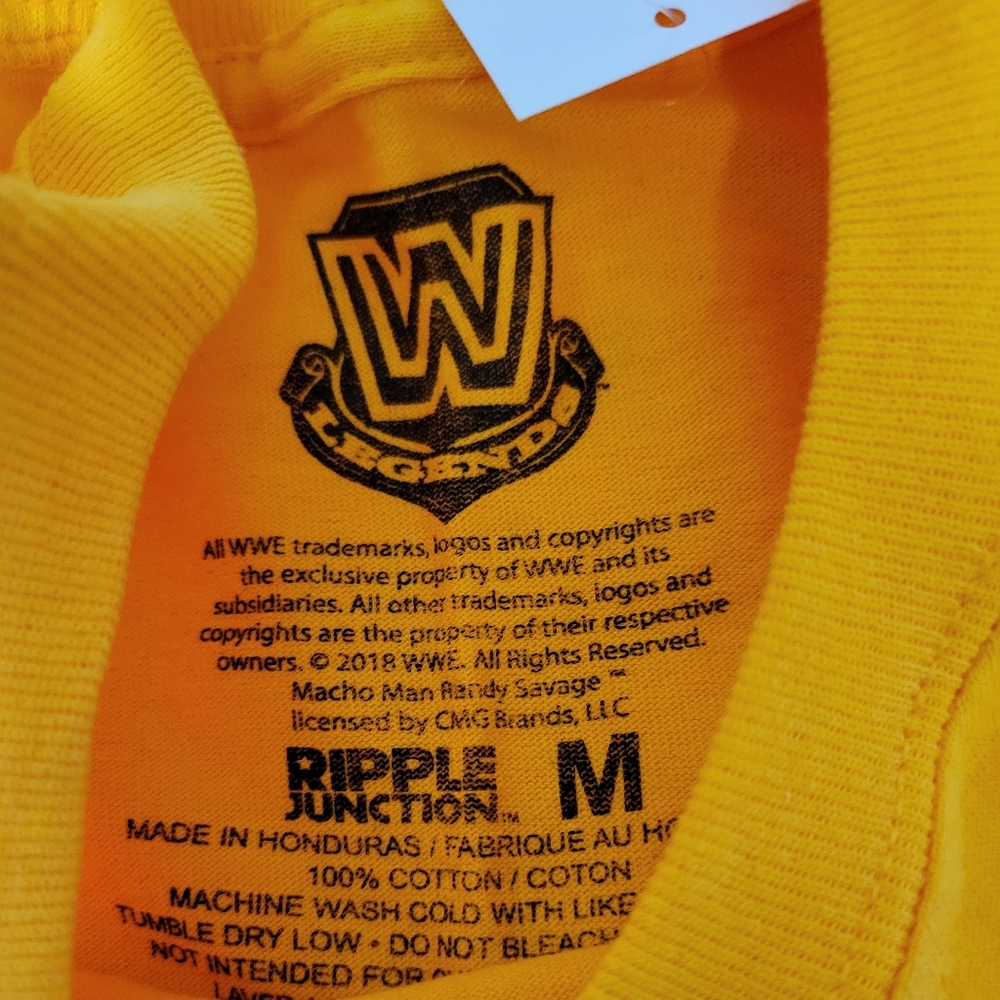 Brand new wwe nyc macho man randy savage legends t shirt size medium. - Picture 2 of 2
